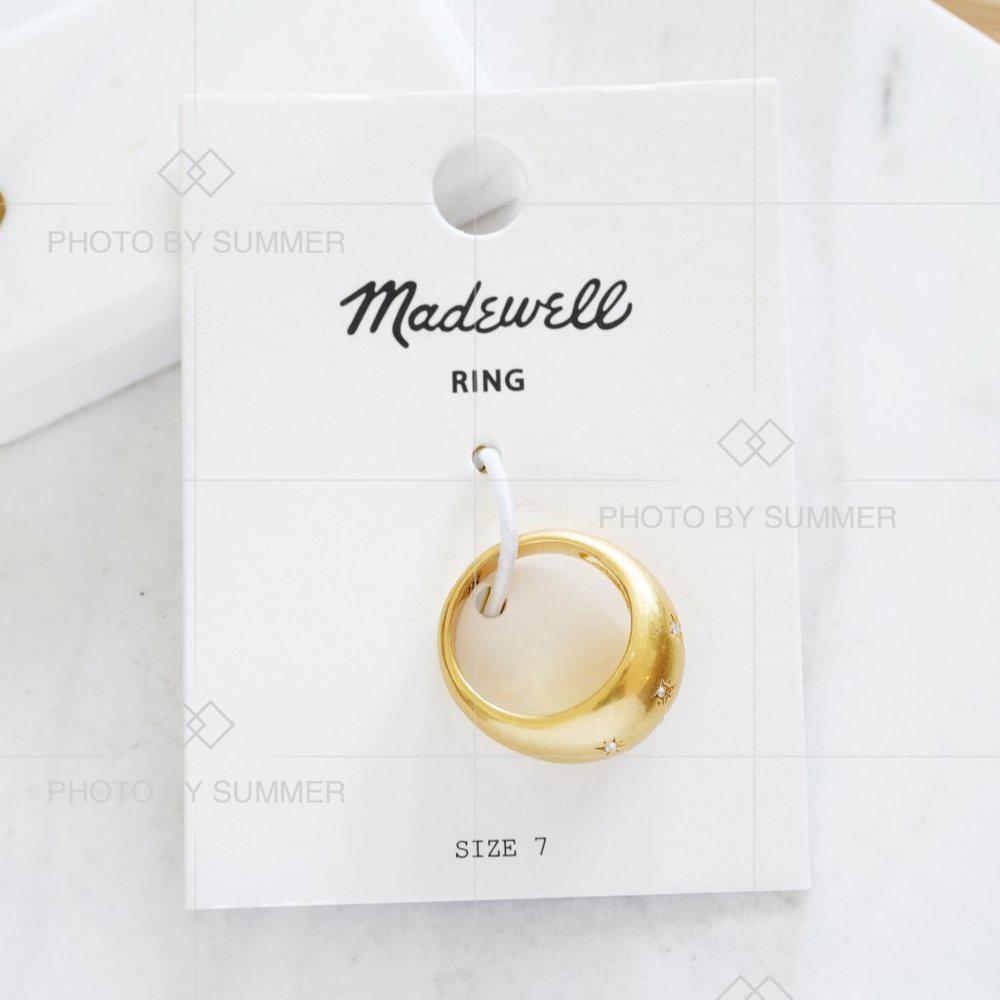 Madewell Lightburst Dome Ring Size 7 - Picture 3 of 5